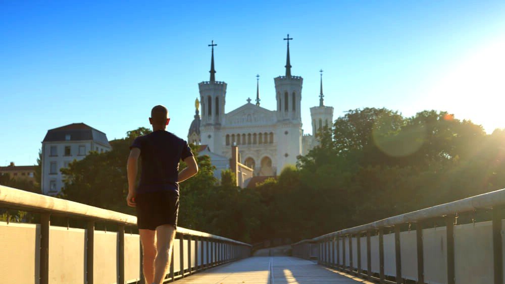 footing lyon parc des hauteurs notre dame fourviere
