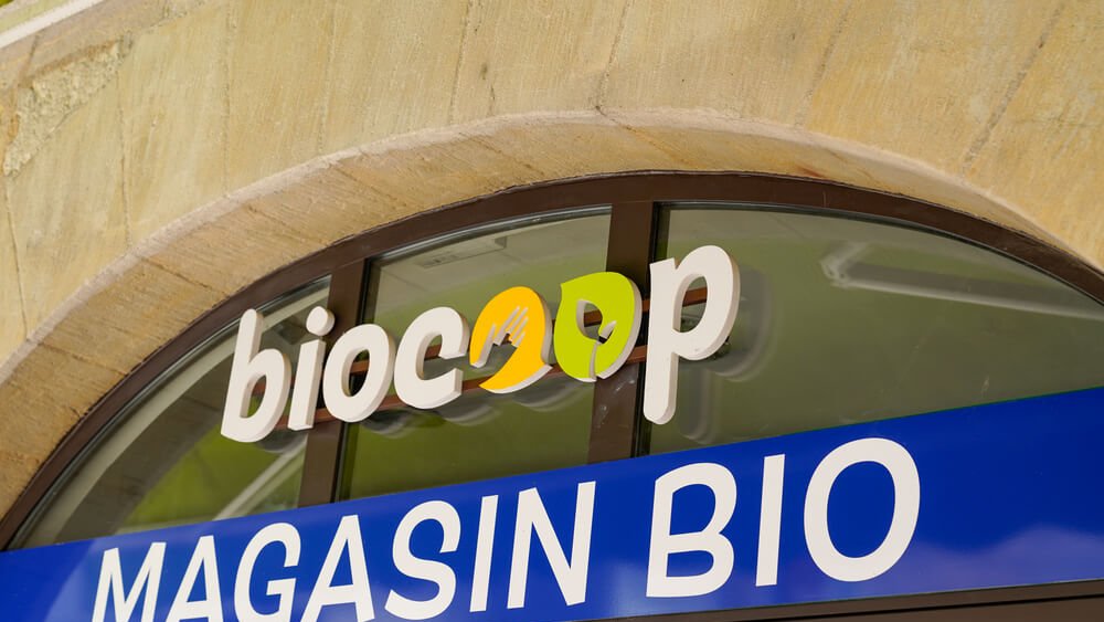 devanture enseigne magasin biocoop lyon