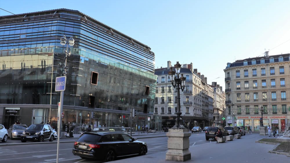 vu sur monoprix grand bazar de lyon depuis place des cordeliers