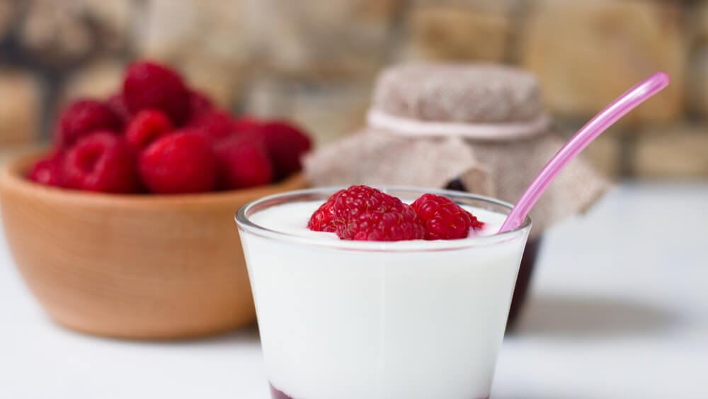 yaourt islandais skyr fraises