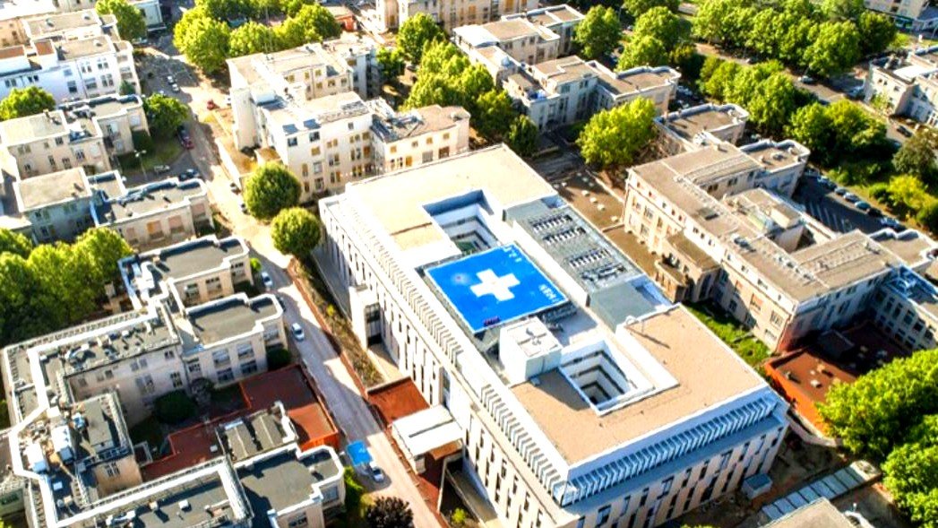 vue aerienne sur centre anti poison hospices civils de lyon