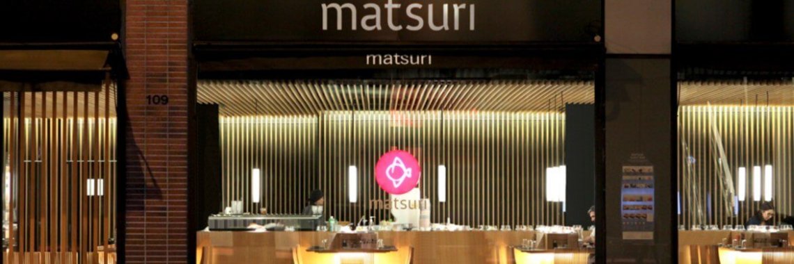 vitrine illuminee restaurant japonais matsuri lyon part dieu