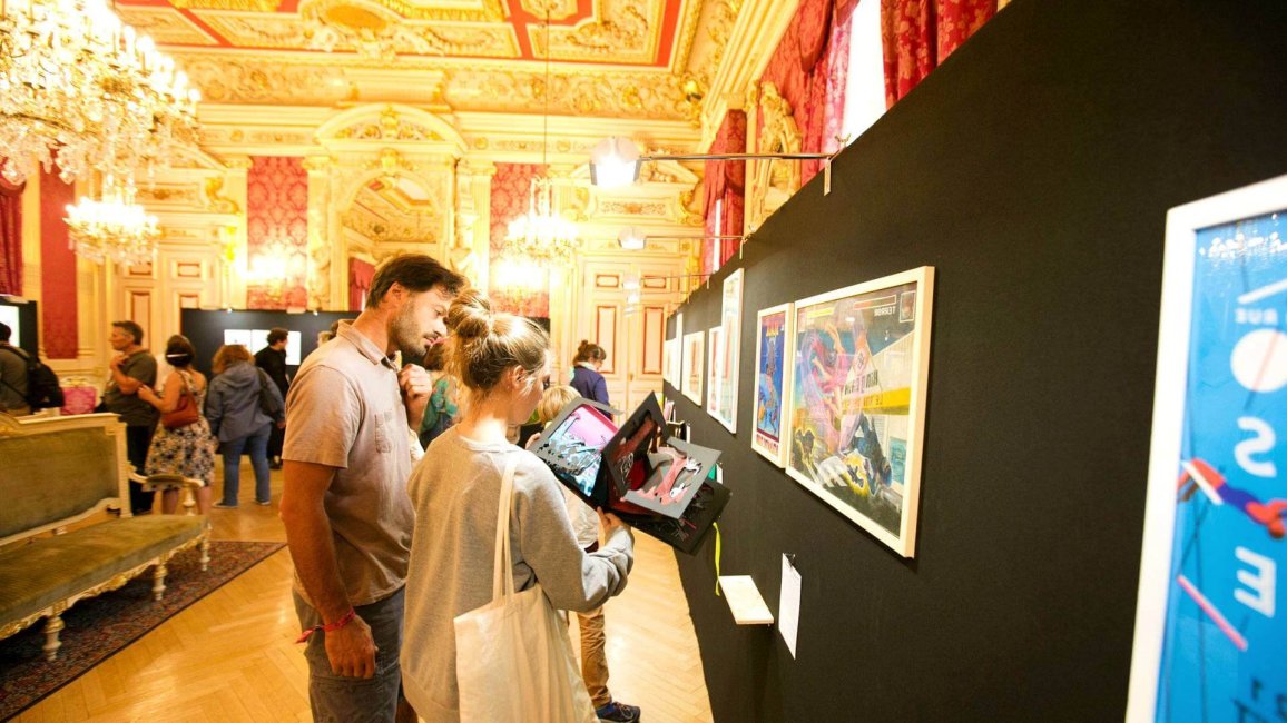 exposition lors du bd festival a lyon