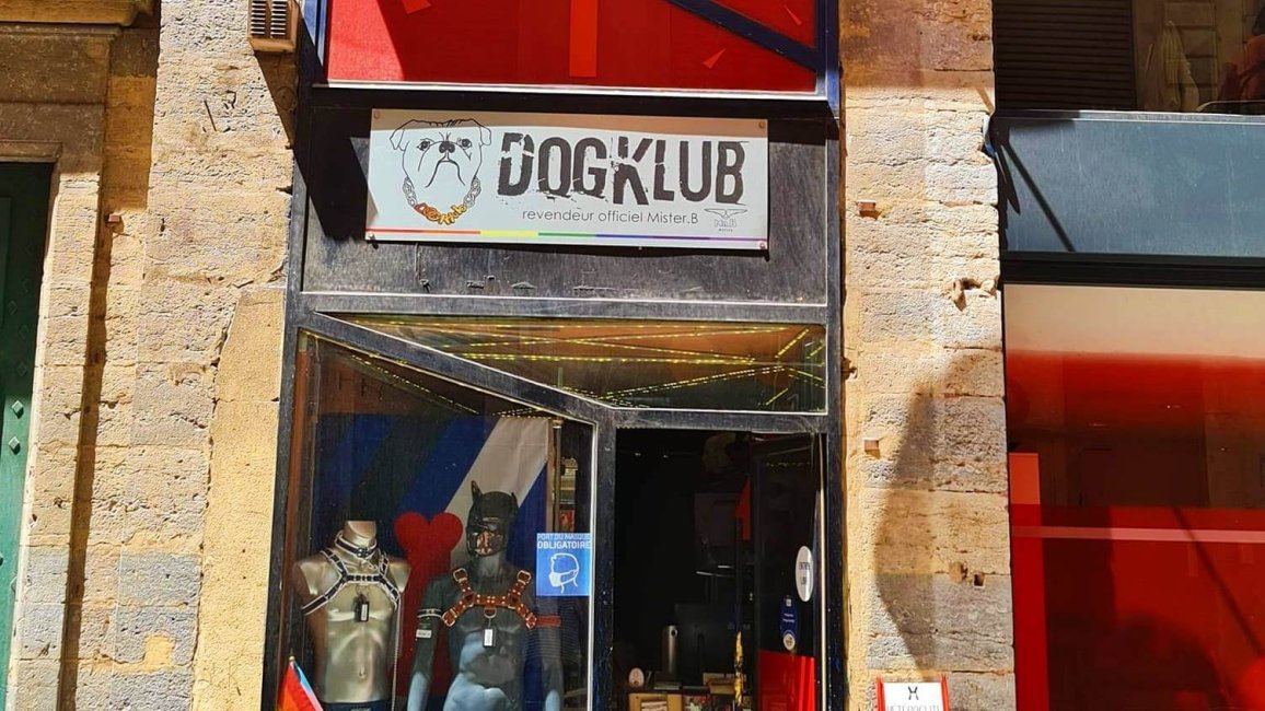 devanture boutique dogklub a lyon