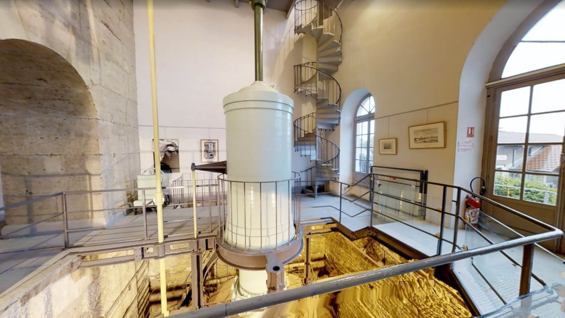 la pompe des cornouailles au musee des eaux de lyon