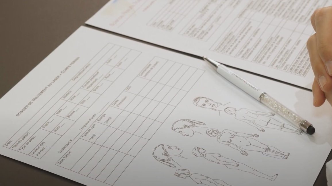 dossier medical traitement medecine esthetique clinique laser lyon