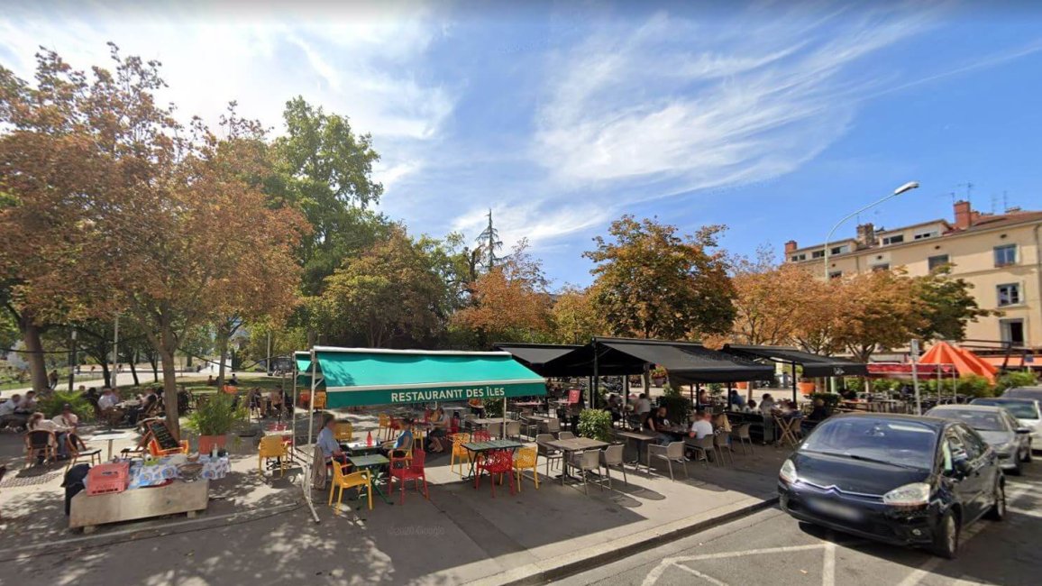 terrasses cafes abords place carnot lyon