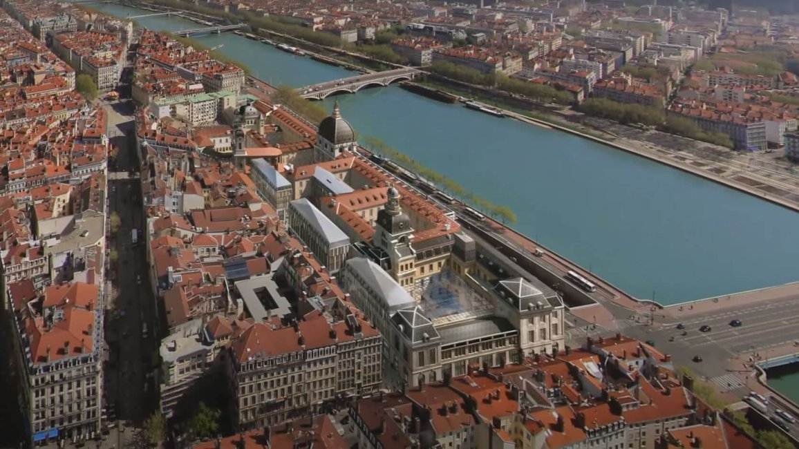 vue ensemble grand hotel dieu lyon