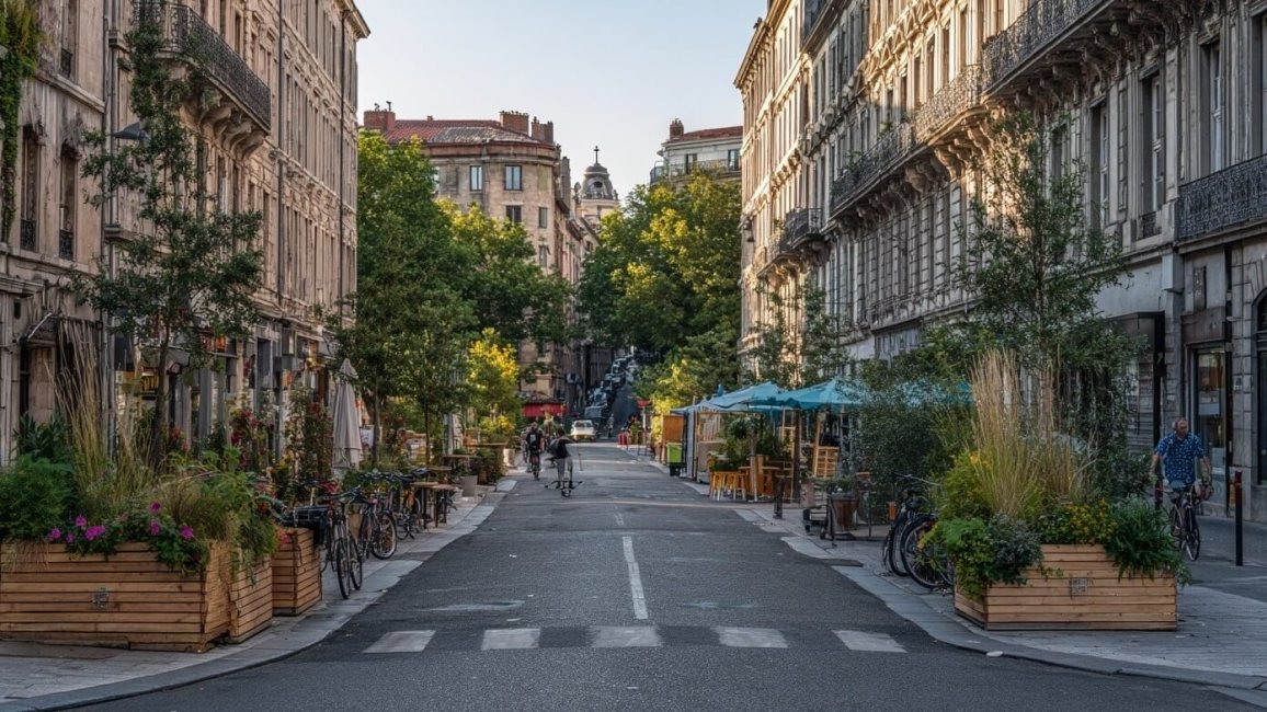 vegetalisation urbaine des rues lyonnaises