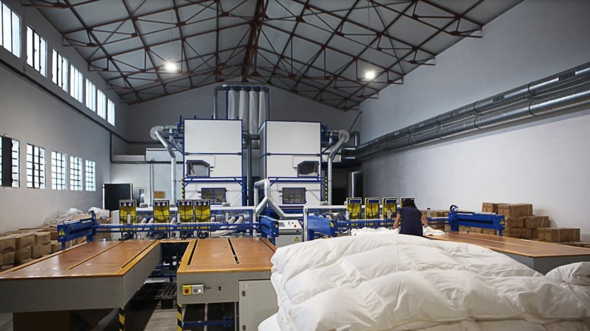 ligne production couettes castex dax