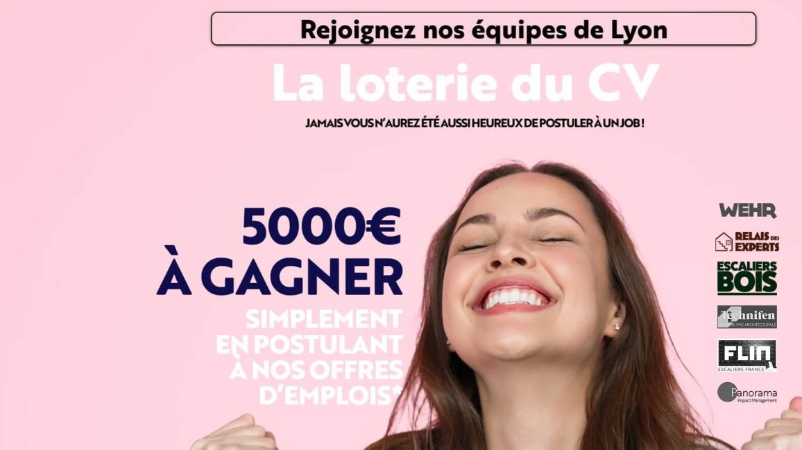 page accueil du site de la loterie des cv de lyon