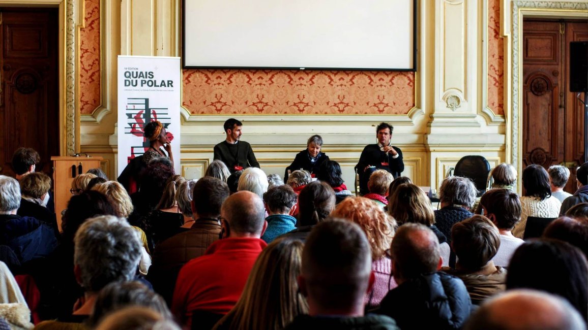 conference lors du festival international quai du polar a lyon 2