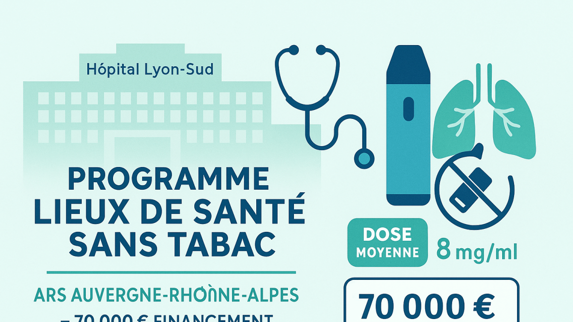 affiche programme lieux de sante sans tabac finanace par ars aura
