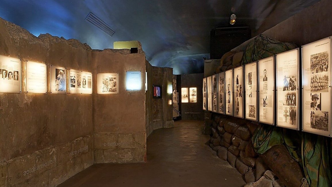 decors de exposition permanente du centre de laresistance et de la deportation de lyon