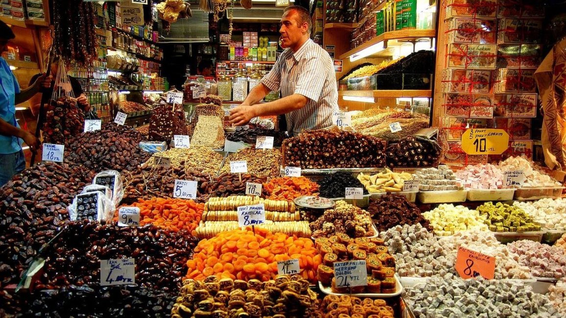 fruits seches au spice bazaar d istanbul