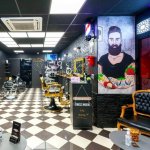 vue d ensemble du salon jn barber king a lyon