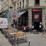 devanture terrasse pub anglais wallace lyon