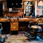 plans de travail du salon the freak show barbershop a lyon