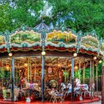 grand carrousel parc tete or apres midi