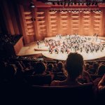 scene depuis gradins auditorium lyon