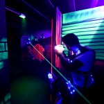partie de laser game au centre de loisirs shoot in a lyon