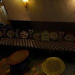 banquette pour deguster une chicha a la shisha des gones