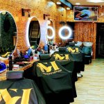 vue d ensemble du salon kz barber shop a lyon