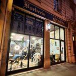 devanture du salon barberia criniera a lyon