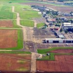 aeroport affaires lyon bron vue du ciel