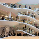 escaliers colimacon centre commercial westfield part dieu lyon