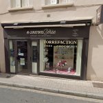 devanture boutique torrefacteur jaune cerise neuville sur saone