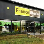 devanture du magasin france literie saint priest a lyon