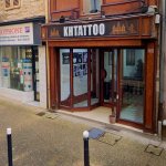 devanture du salon kh tattoo a lyon
