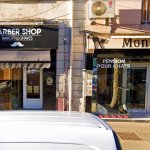 devanture du salon barbershop haircut shaves a lyon