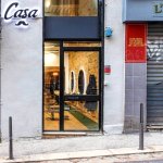 devanture du salon casa barbershop a lyon