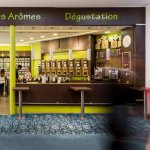 devanture boutique torrefacteur route des aromes centre commercial la part dieu
