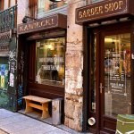 devanture du salon kawiecki barbershop a lyon