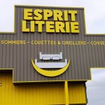 enseigne du magasin esprit literie a lyon