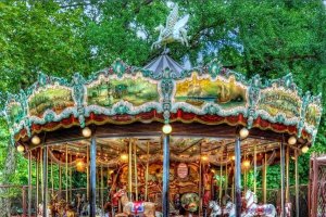 grand carrousel parc tete or apres midi