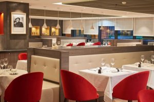 salle cosy restaurant gastronomique italien zucca lyon