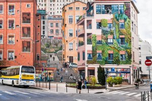 mur peint des canuts lyon croix rousse