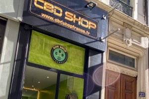 devanture enseigne magasin cbd shop france ainay lyon