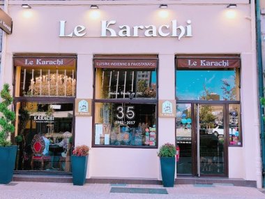 devanture restaurant indien le karachi lyon