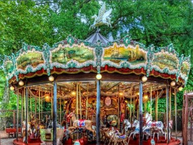 grand carrousel parc tete or apres midi