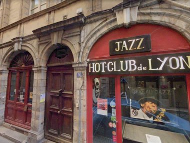 devanture hot club jazz lyon