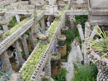 vue plongeante jardin rosa mir lyon