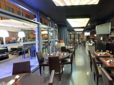 salle interieur comptoir joa restaurant lyon