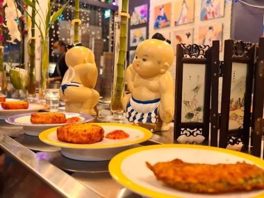 restaurant japonais yzumi sushi a volonte plateau tournant lyon 6