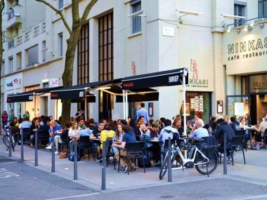 terrasse brasserie restaurant ninkasi villeurbanne gratte ciel