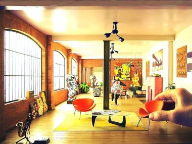 reproduction miniature un loft new yorkais au musee du cinema et des miniatures de lyon